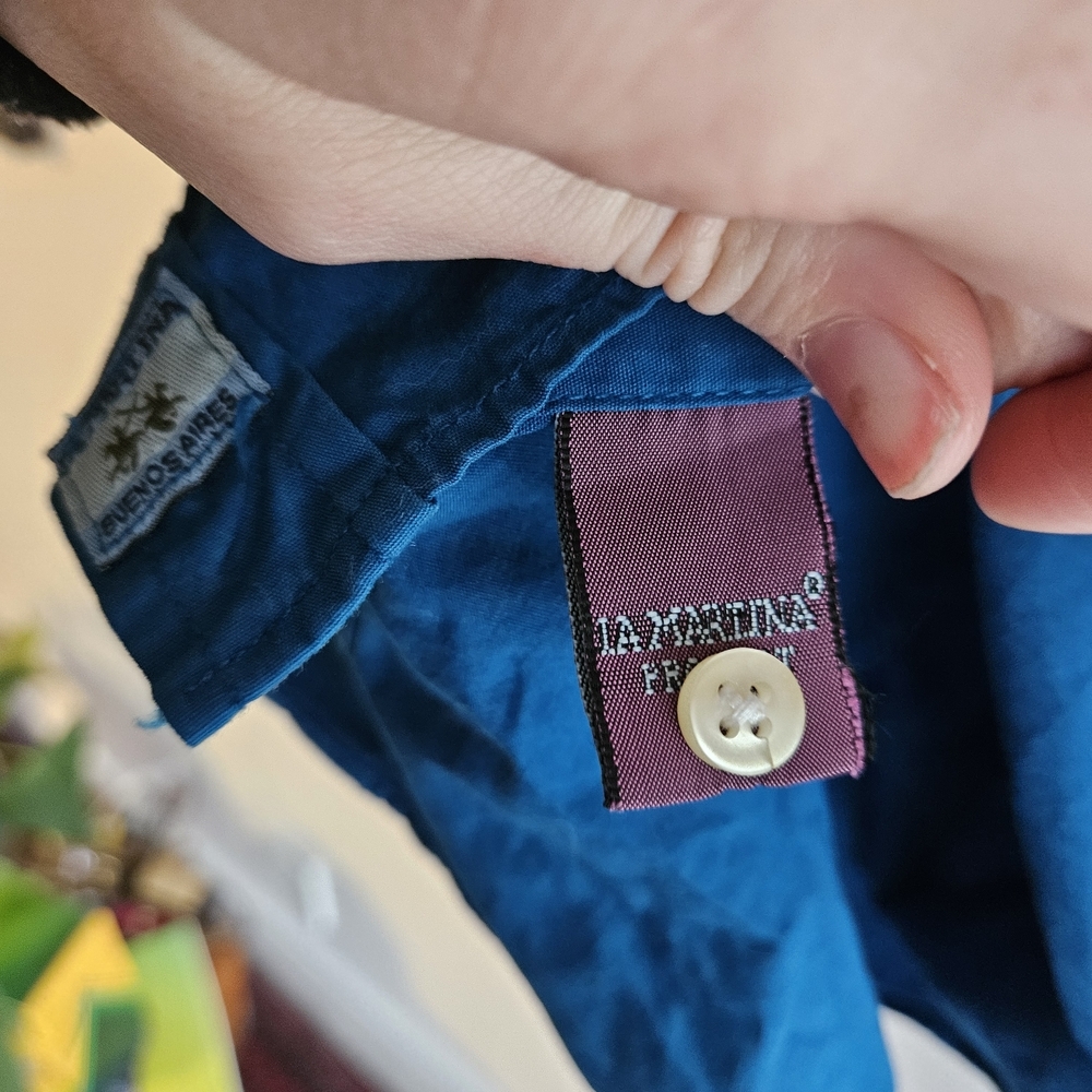 Blue Men's Shirt - Picture 7 of 10